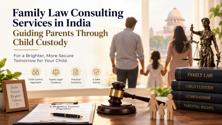 Family Law Consulting Services in India: Guiding Parents Through Child Custody