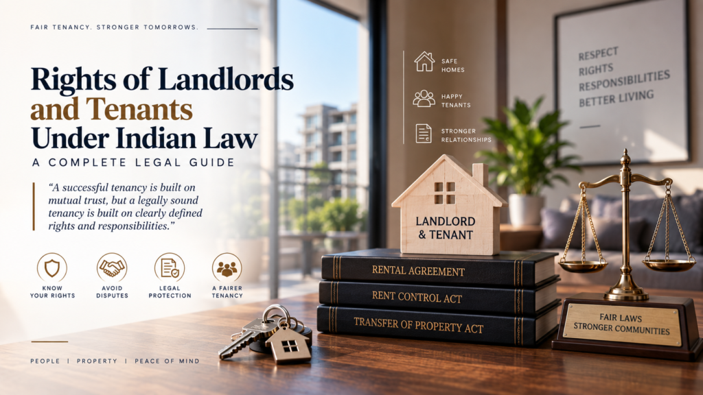 Rights of Landlords and Tenants Under Indian Law: A Complete Legal Guide